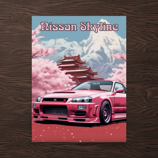 Nissan Skyline r34 poster